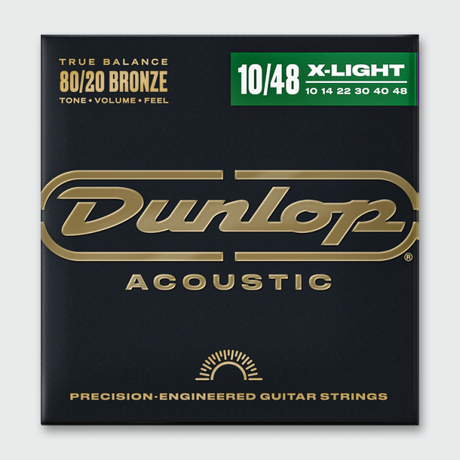 Dunlop  80/20-pronssikielet akustiseen kitaraan.