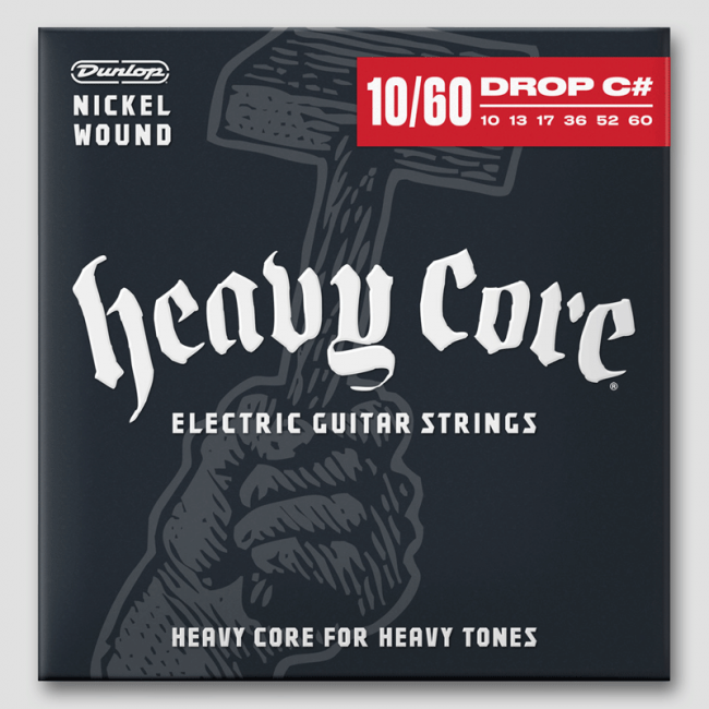 Kitaran kielet Dunlop Heavy Core.