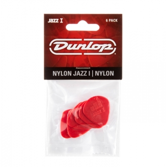 Dunlop Jazz I Nylon -plektrat 1.10mm, 6kpl.