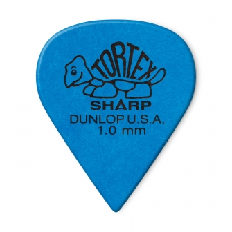 Dunlop Tortex Sharp plektra 1.00mm.