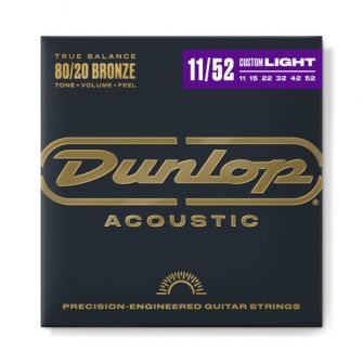 Dunlop 11-52 akustisen pronssikielet 80/20 Bronze.