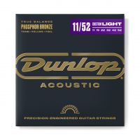 Dunlop 011-052 fosforipronssi akustisen kitaran kielet.