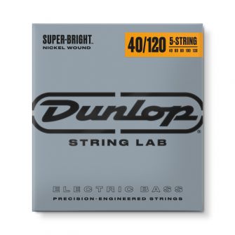 Dunlop Super Bright 40-120 Nickel Wound.