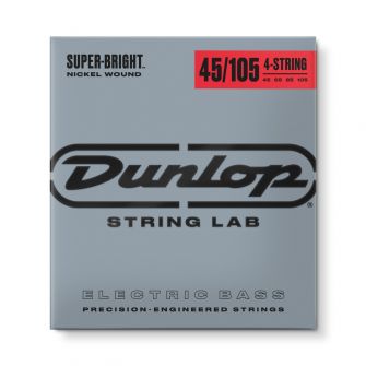 Dunlop Super Bright 45-105 Nickel Wound basson kielet.