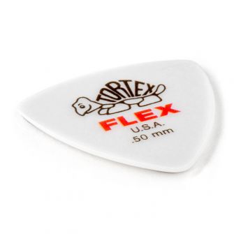 Dunlop Tortex Flex Triangle 0.50mm -plektra kulmasta.