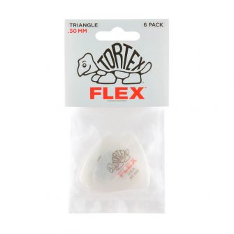 Dunlop Tortex Flex Triangle -plektra 0.50mm, 6 kpl.