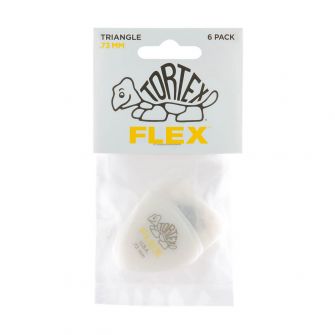 Dunlop Tortex Flex Triangle 0,73mm plektrapaketti.