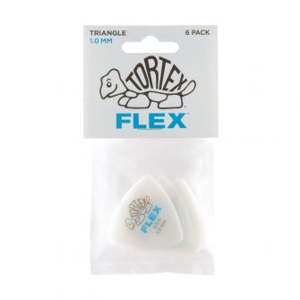 Dunlop Tortex Flex Triangle 1.00mm plektrapakkaus.