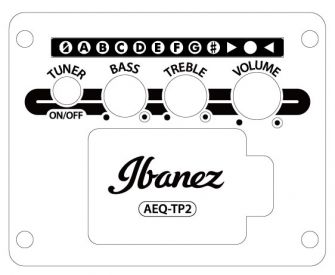 Ibanez AW247CE-WKH kitaran etuaste.