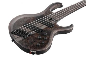 Ibanez BTB805MS-TGF basson kansi lähikuvassa.