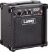 Laney LX10B -bassovahvistin oikealta.