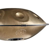 Meinl Handpan Stainless Steel Vintage gold, D Kurd.